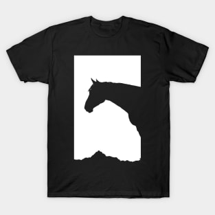 Horse Head Design - Horse Lover Gift - Equestrian Mustang Wild Horse Clothes T-Shirt